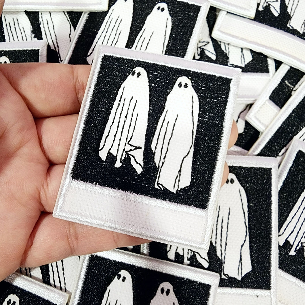 Beetlejuice Ghost Polaroid Iron On Patch