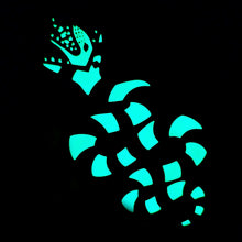 Beetlejuice Sandworm Glow in the dark enamel Keychain